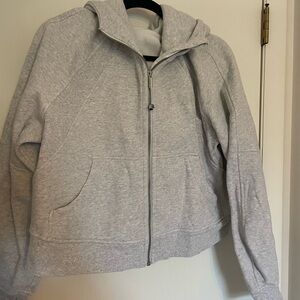 Lululemon Gray Scuba Full-zip Hoodie M/L